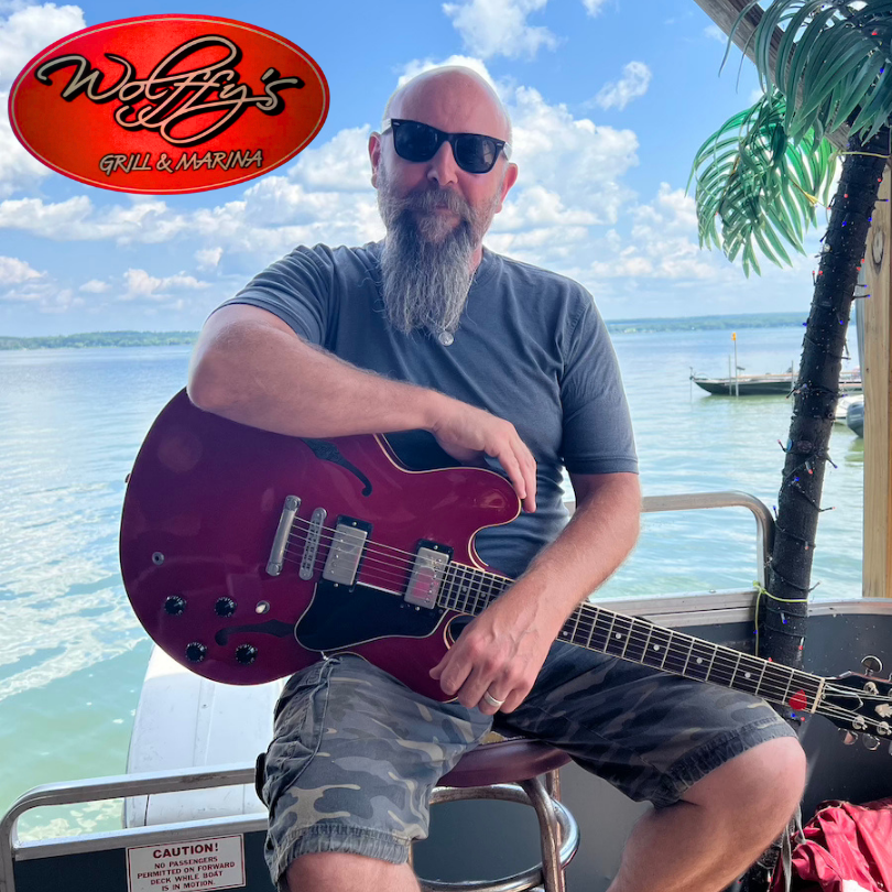 Marc with wolffy's logo
